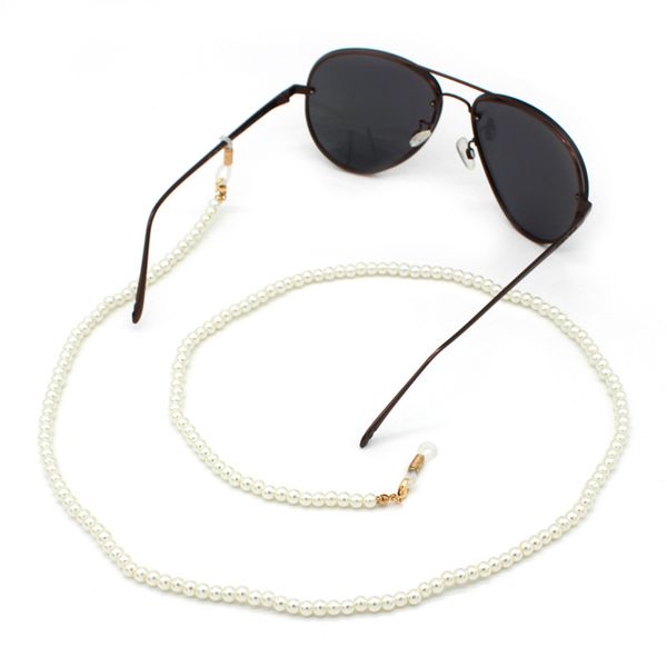 acrylic pearl beads glasses chains silicone eyeglasses cord sunglasses necklace band accessories, Silver
acrylic pearl beads glasses chains silicone eyeglasses cord sunglasses necklace band accessories, Silver
