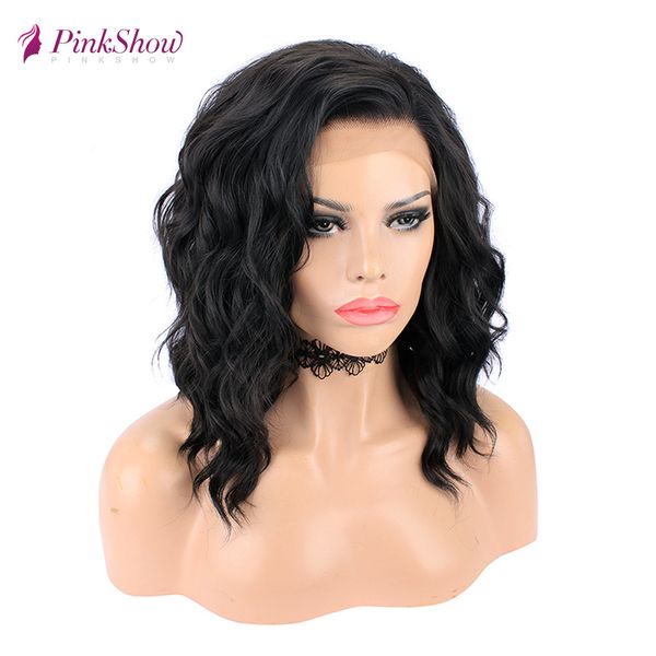 pinkshow black wig short bob wigs for women deep wave lace front wigs synthetic lace wig heat resistant fiber
pinkshow black wig short bob wigs for women deep wave lace front wigs synthetic lace wig heat resistant fiber