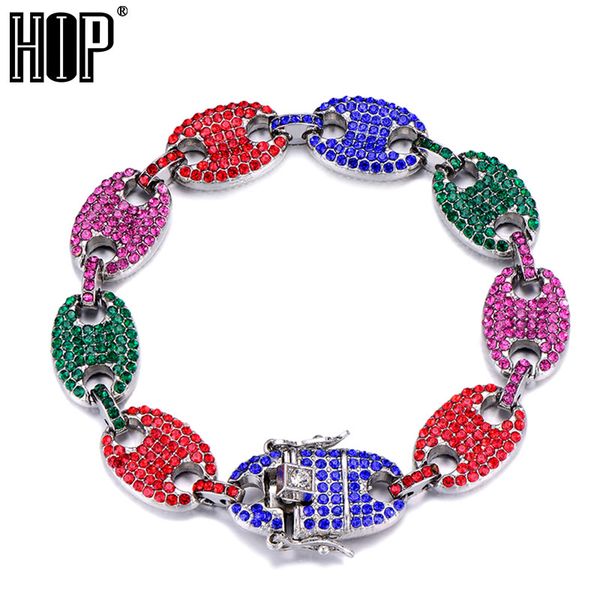 hip hop multi-color width iced out rhinestoned 13mm 20cm gold silver coffee beans link chain bracelets chain for men jewelry, Black
hip hop multi-color width iced out rhinestoned 13mm 20cm gold silver coffee beans link chain bracelets chain for men jewelry, Black