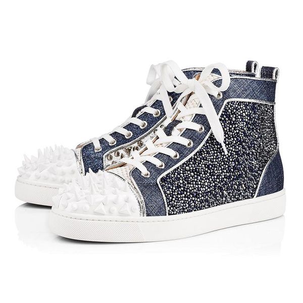 2020 designer shoes men women fashion spike sneakers black red white blue leather suede graffiti flat bottoms casual shoe size 36-47 c04
2020 designer shoes men women fashion spike sneakers black red white blue leather suede graffiti flat bottoms casual shoe size 36-47 c04
