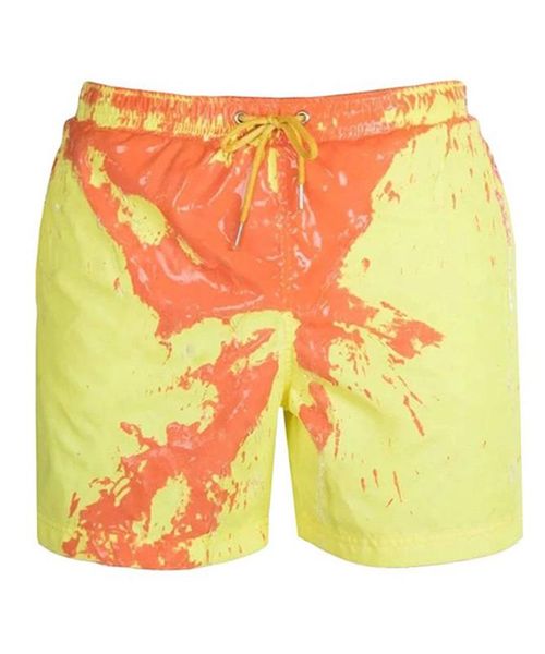 men's shorts quick dry bathing swimming trunks swimwear men change color beach casual comfortable pants temperature board short, White;black
men's shorts quick dry bathing swimming trunks swimwear men change color beach casual comfortable pants temperature board short, White;black
