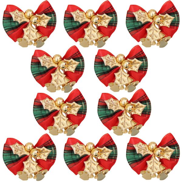 10pc christmas tree decoration xmas bowknot bell party garden wedding ornament t3
10pc christmas tree decoration xmas bowknot bell party garden wedding ornament t3