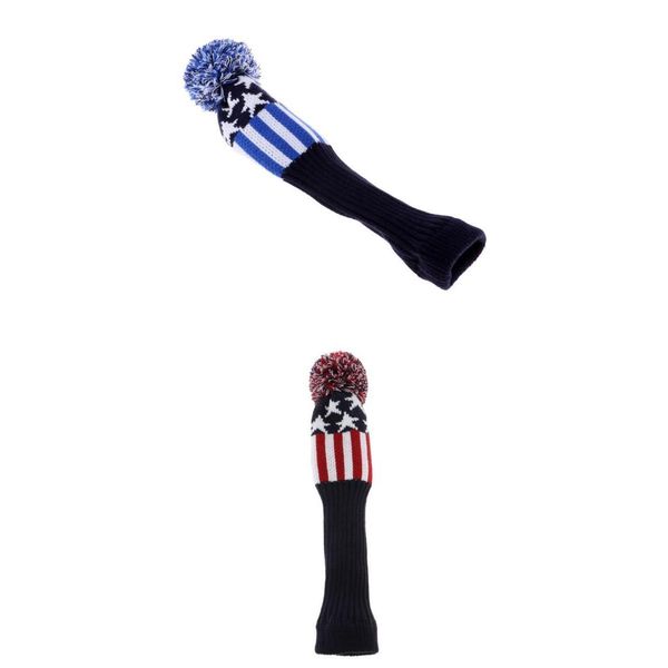 knitted golf club head covers driver fairway wood sock headcover suitable for male/female golfers 2-pack
knitted golf club head covers driver fairway wood sock headcover suitable for male/female golfers 2-pack