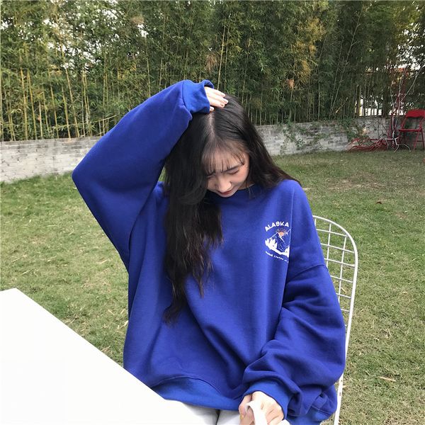 2019 new hoodies sweatshirts women crew neck clothing feminina spring thick loose female casual coat tracksuits students warm, Black
2019 new hoodies sweatshirts women crew neck clothing feminina spring thick loose female casual coat tracksuits students warm, Black
