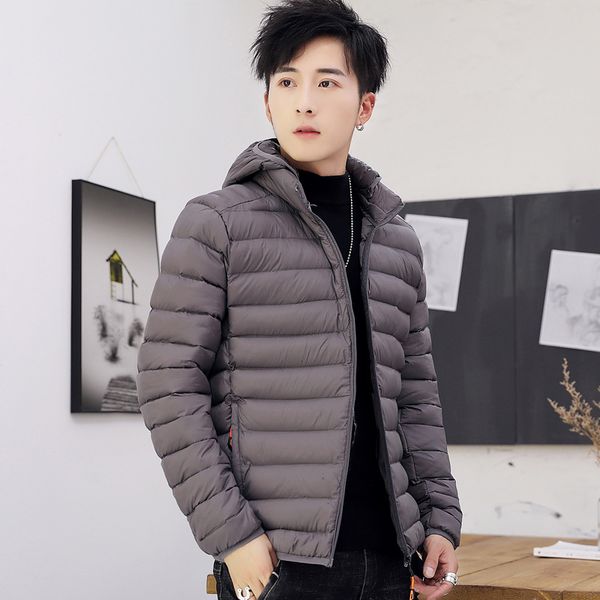 cotton-padded clothes men's 2019 winter new style handsome short cotton coat korean-style slim fit trend men's wear down cotton, Black
cotton-padded clothes men's 2019 winter new style handsome short cotton coat korean-style slim fit trend men's wear down cotton, Black