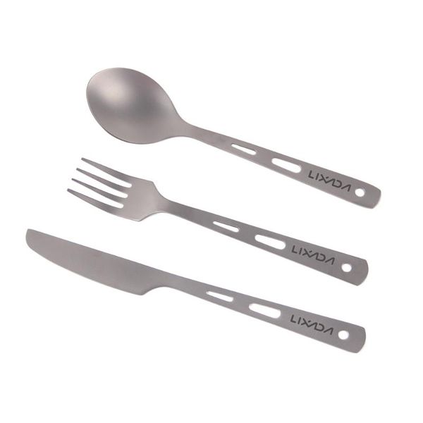 lixada outdoor tableware titanium fork spoon knife flatware spoon titanium camping hiking travel picnic cutlery set
lixada outdoor tableware titanium fork spoon knife flatware spoon titanium camping hiking travel picnic cutlery set
