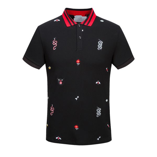 spring luxury italy tee t-shirt designer polo shirts high street embroidery garter snakes little bee printing clothing mens brand polo shirt, White;black
spring luxury italy tee t-shirt designer polo shirts high street embroidery garter snakes little bee printing clothing mens brand polo shirt, White;black
