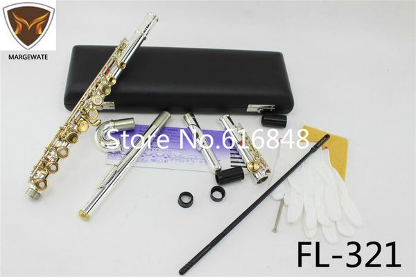 new arrival fl-321 standards 16 17 holes c tune flute silver plated body gold lacquer key flute closed open hole with small curved head
new arrival fl-321 standards 16 17 holes c tune flute silver plated body gold lacquer key flute closed open hole with small curved head