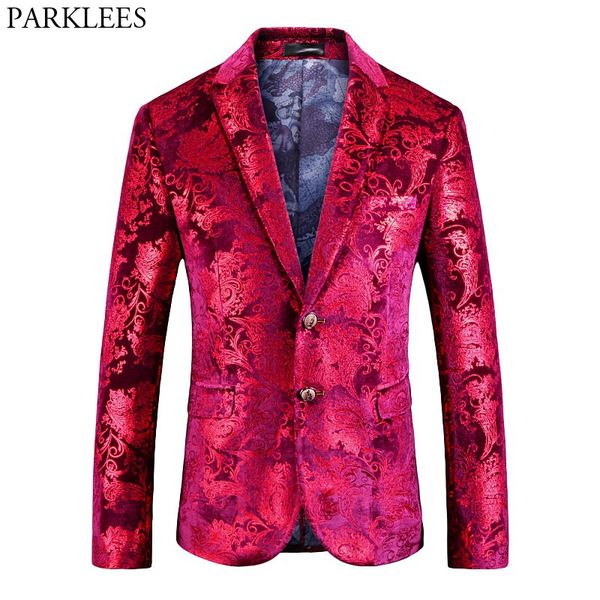 mens red floral blazer jacket 2018 brand new single breasted two button velvet suit blazer men party wedding prom stage costumes, White;black
mens red floral blazer jacket 2018 brand new single breasted two button velvet suit blazer men party wedding prom stage costumes, White;black