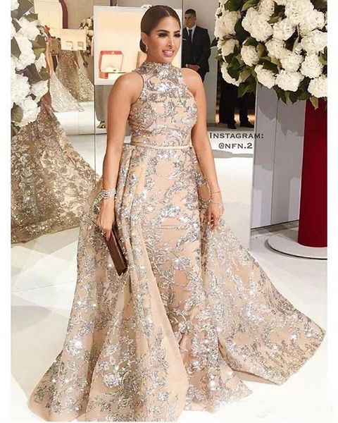 sequined appliques mermaid overskirt evening dresses yousef aljasmi dubai arabic high neck plus size occasion prom party dress, Black;red
sequined appliques mermaid overskirt evening dresses yousef aljasmi dubai arabic high neck plus size occasion prom party dress, Black;red