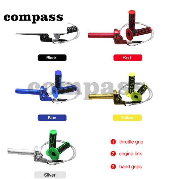 throttle visual grip quick twist gas+throttle cable+handle grips for atv utv off road cafe racer dit pit bike racing 
throttle visual grip quick twist gas+throttle cable+handle grips for atv utv off road cafe racer dit pit bike racing
