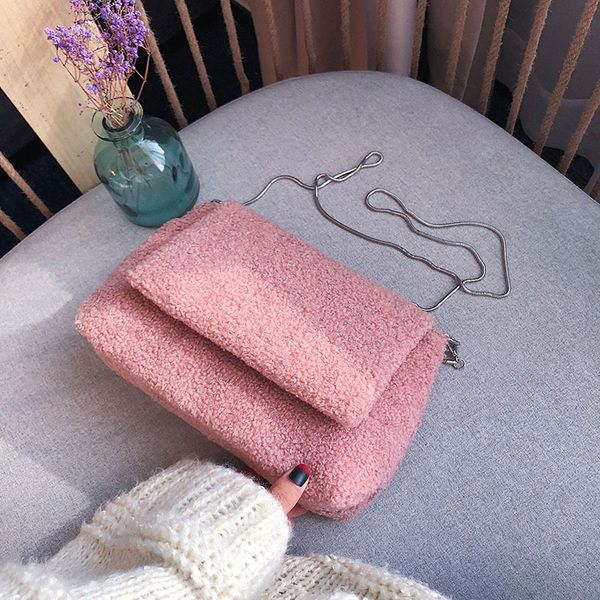 2019 fashion autumn winter women's small square package vintage plush shoulder crossbody bag chic chain pack
2019 fashion autumn winter women's small square package vintage plush shoulder crossbody bag chic chain pack
