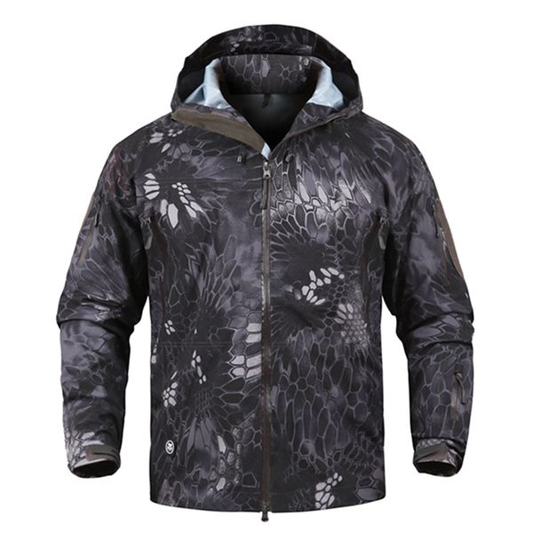 outdoor tactical windproof jacket men thin hoodie windbreaker camouflage jackets trekking camping climbing sport jacket, Blue;black 
outdoor tactical windproof jacket men thin hoodie windbreaker camouflage jackets trekking camping climbing sport jacket, Blue;black