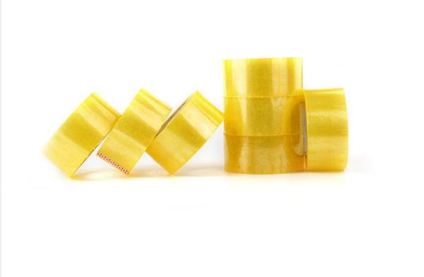6 rolls of 1.8 inch * 150 yards clear tape yellow packing tape 2.4cm thickness adhesive tapes gdb 001
6 rolls of 1.8 inch * 150 yards clear tape yellow packing tape 2.4cm thickness adhesive tapes gdb 001