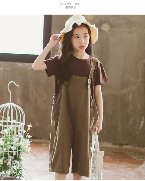 girl's overalls 2020 new korean version of the big children's fashionable summer clothes children's clothing two-piece loose, White
girl's overalls 2020 new korean version of the big children's fashionable summer clothes children's clothing two-piece loose, White