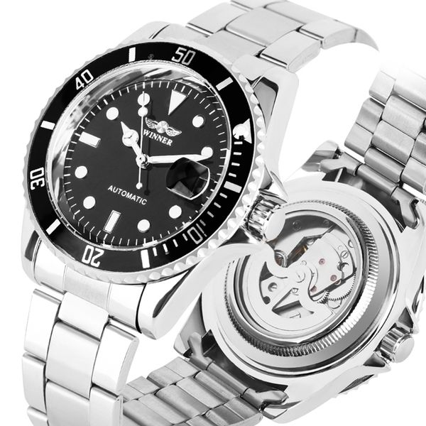 winner blue green watch men's automatic skeleton mechanical clock male business watches hour relogio masculino, Slivery;brown
winner blue green watch men's automatic skeleton mechanical clock male business watches hour relogio masculino, Slivery;brown