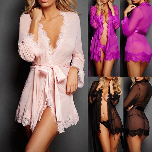 sexylingeriewomensoftlacerobedressbabydollnightdressnightgownsleepwear r76, Red;black
sexylingeriewomensoftlacerobedressbabydollnightdressnightgownsleepwear r76, Red;black