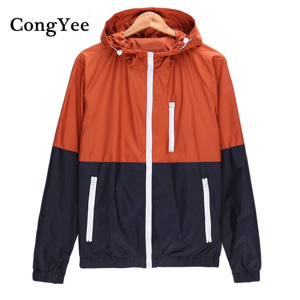 2017 spring men thin windbreak fashion slim fit jacket hooded waterproof coat jk039, Black;brown
2017 spring men thin windbreak fashion slim fit jacket hooded waterproof coat jk039, Black;brown
