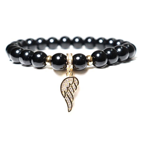 zirconia paved angel wing bracelet handmade black obsidian braslet for men wristband jewelry homme pulseira
zirconia paved angel wing bracelet handmade black obsidian braslet for men wristband jewelry homme pulseira