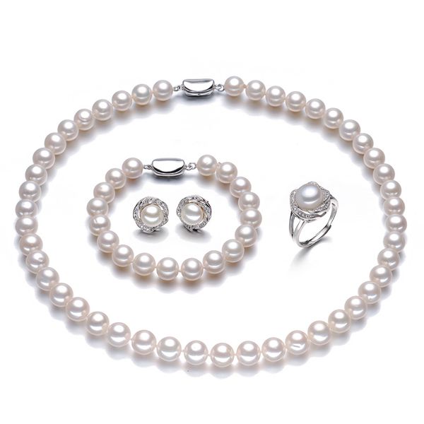 nymph round natural freshwater pearl jewelry sets for women fine jewelry 8-9mm necklace bracelet earring ring gift t401, Black
nymph round natural freshwater pearl jewelry sets for women fine jewelry 8-9mm necklace bracelet earring ring gift t401, Black