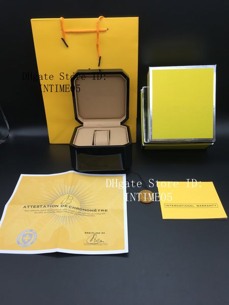 black wood boxes watch case 1884 wooden box brochures cards watch orologio di lusso includes certificate bag, Black;blue
black wood boxes watch case 1884 wooden box brochures cards watch orologio di lusso includes certificate bag, Black;blue