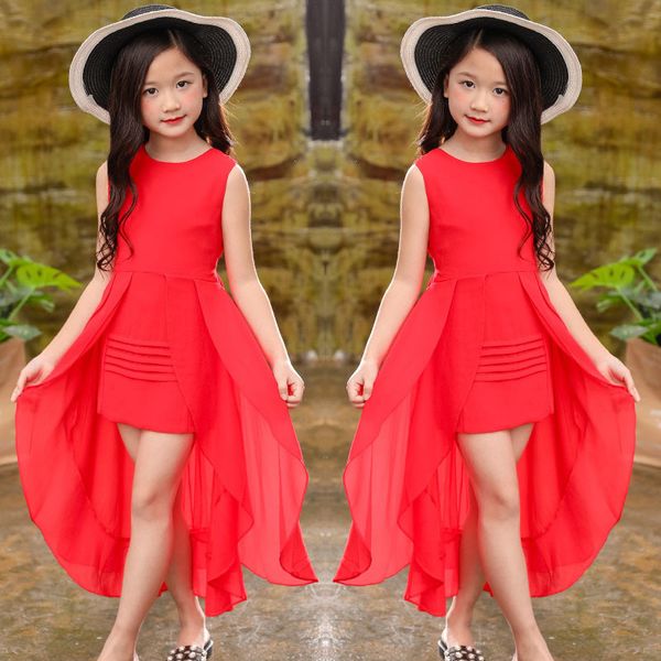 big girls chiffon dress summer sleeveless irregular elegant princess party dresses 5 6 7 8 9 10 11 12 years kids clothes, Black;pink
big girls chiffon dress summer sleeveless irregular elegant princess party dresses 5 6 7 8 9 10 11 12 years kids clothes, Black;pink