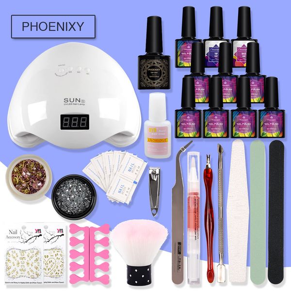 manicure set nail kit 48w uv led lamp 8 colors nail gel polish set kit for manicure gel varnish art
manicure set nail kit 48w uv led lamp 8 colors nail gel polish set kit for manicure gel varnish art