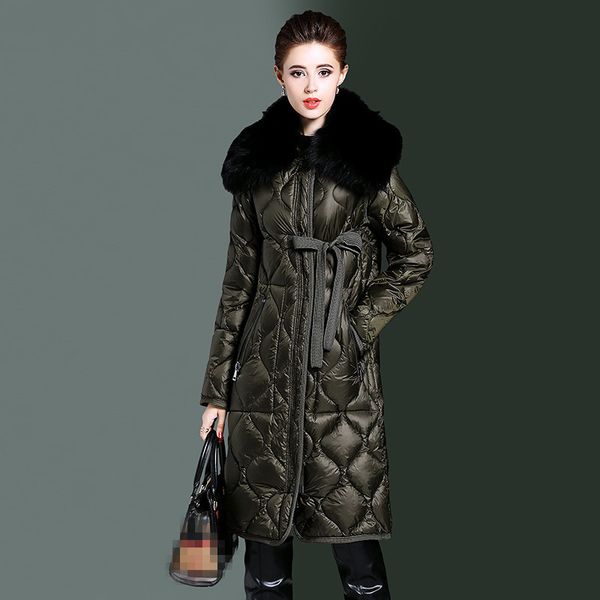 women's winter jacket women fur collar down coat female korean long jackets warm parka chaqueta mujer my, Black
women's winter jacket women fur collar down coat female korean long jackets warm parka chaqueta mujer my, Black
