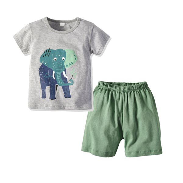 new korean version of the children's clothing jacket boys cotton elephant t-shirt children's short-sleeved casual knit pants two-p, White
new korean version of the children's clothing jacket boys cotton elephant t-shirt children's short-sleeved casual knit pants two-p, White