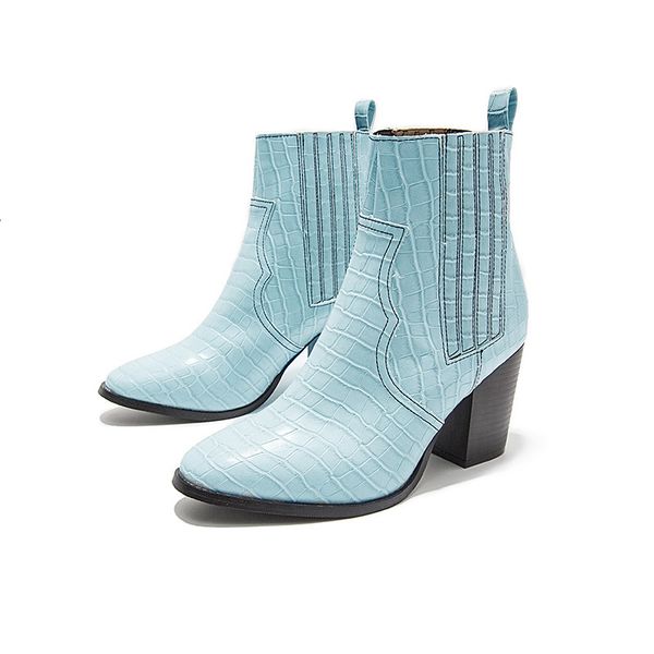 2019 new women boots fashion pointed toe ladies style vintage design with blue black colors dress shoes high quliaty pu leather
2019 new women boots fashion pointed toe ladies style vintage design with blue black colors dress shoes high quliaty pu leather