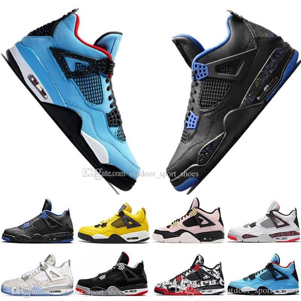 2019 bred 4 4s what the cactus jack laser wings mens basketball shoes denim blue pale citron men sports designer sneakers size 5.5-13
2019 bred 4 4s what the cactus jack laser wings mens basketball shoes denim blue pale citron men sports designer sneakers size 5.5-13