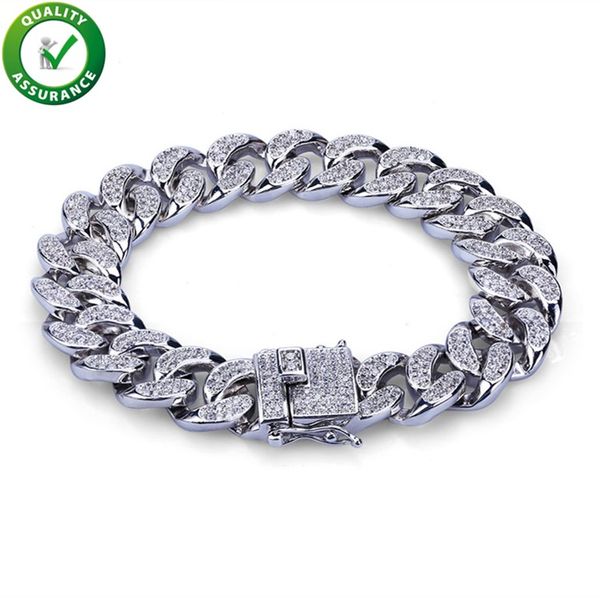 mens gold bracelets hip hop luxury designer jewelry diamond charm bracelet for love iced out cuban link chain bangles 14mm bling rock brand, Golden;silver
mens gold bracelets hip hop luxury designer jewelry diamond charm bracelet for love iced out cuban link chain bangles 14mm bling rock brand, Golden;silver