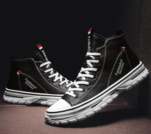 brand spring autumn fashion men casual high-sneakers man street trend shoes white shoes running ankle short boots, Black
brand spring autumn fashion men casual high-sneakers man street trend shoes white shoes running ankle short boots, Black