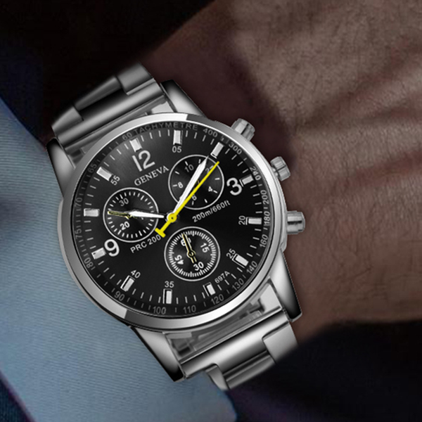 geneva sport watch men fashion luxury wristwatch stainless steel men's watch male clock relojes hombre 2019 relogio masculino, Slivery;brown 
geneva sport watch men fashion luxury wristwatch stainless steel men's watch male clock relojes hombre 2019 relogio masculino, Slivery;brown