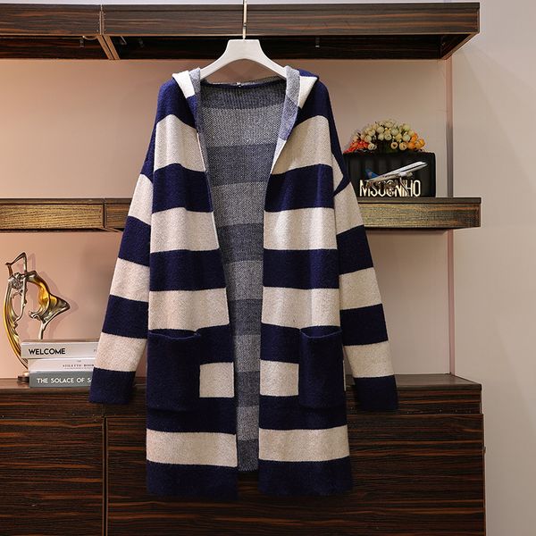 fall 2019 big size female wear fat sister loose slim medium and long hat knitted cardigan coat, Tan;black
fall 2019 big size female wear fat sister loose slim medium and long hat knitted cardigan coat, Tan;black