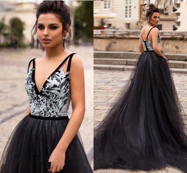 vintage 3d floral lace black wedding dresses deep v-neck open back empire waist berta wedding dress bridal gowns custom made party dress, White
vintage 3d floral lace black wedding dresses deep v-neck open back empire waist berta wedding dress bridal gowns custom made party dress, White