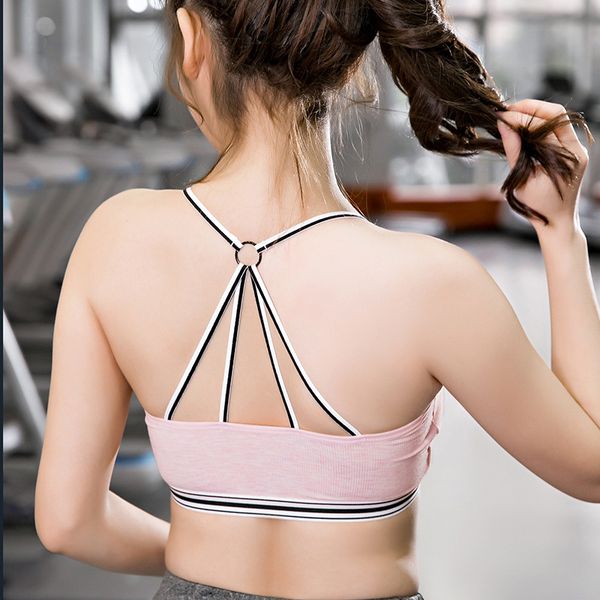 new beauty back sports bra parachute-shaped beauty back strap tube with chest pad lingerie, Red;black
new beauty back sports bra parachute-shaped beauty back strap tube with chest pad lingerie, Red;black