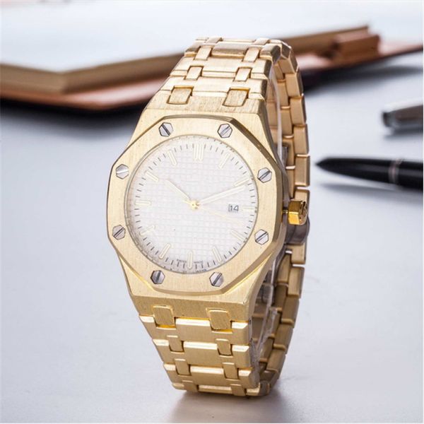 mens luxe watches fashion stainless steel quartz men casual watch with calendar waterproof sport wristwatches 23, Slivery;brown
mens luxe watches fashion stainless steel quartz men casual watch with calendar waterproof sport wristwatches 23, Slivery;brown