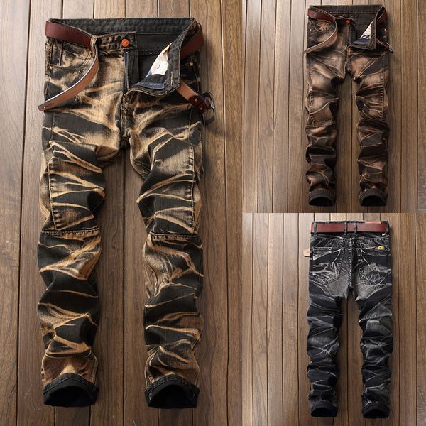 vintage skinny jeans men fashion denim pants straight motorcycle trousers hip hop casual slim pants male vaqueros hombre no belt, Blue
vintage skinny jeans men fashion denim pants straight motorcycle trousers hip hop casual slim pants male vaqueros hombre no belt, Blue
