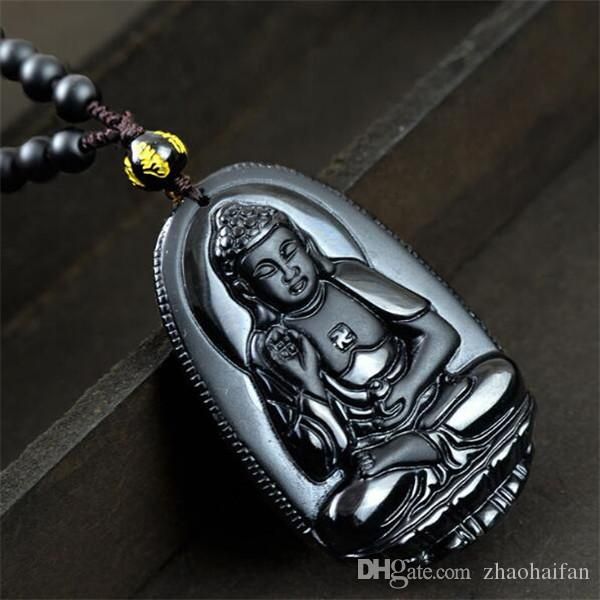 zhf jewelry new natural obsidian necklace fashion black amitabha pendant for women men vintage fine jade jewelry ornaments, Silver
zhf jewelry new natural obsidian necklace fashion black amitabha pendant for women men vintage fine jade jewelry ornaments, Silver