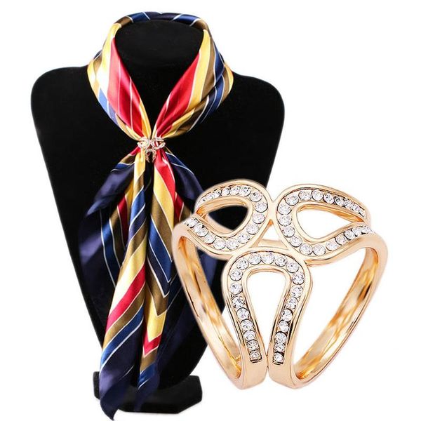 women scarf buckle ring korean fashion scarf buckle accessories simple three square crystal shawl for women clip, Silver;golden
women scarf buckle ring korean fashion scarf buckle accessories simple three square crystal shawl for women clip, Silver;golden