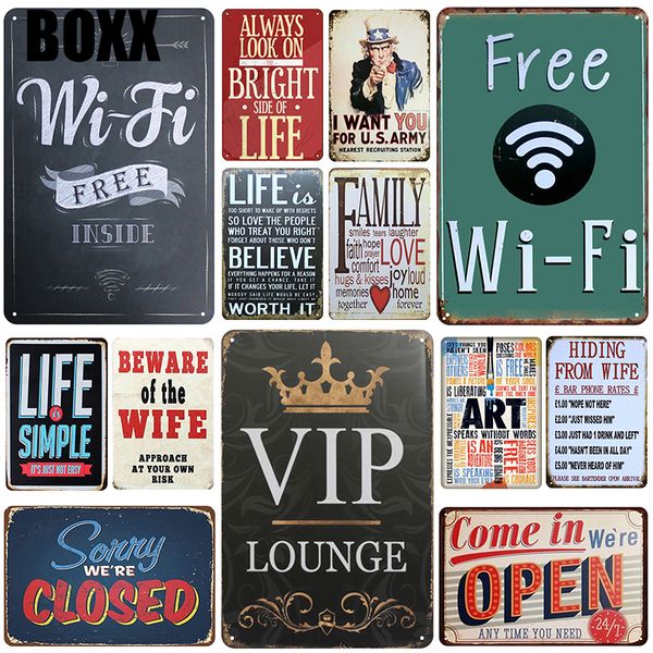 wifi plaque metal vintage tin sign pin up shabby chic decor metal signs vintage bar decoration metal poster pub wall art figure plate
wifi plaque metal vintage tin sign pin up shabby chic decor metal signs vintage bar decoration metal poster pub wall art figure plate