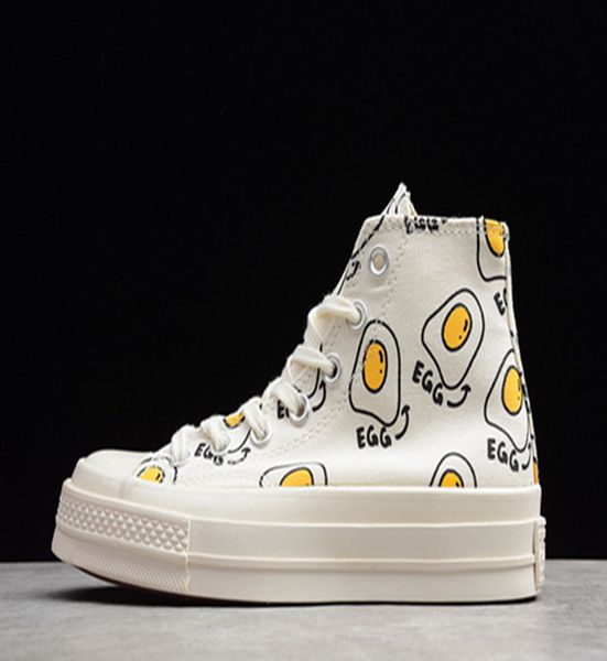 1970s poached egg white yellow women cute high fashion canvas casual shoes skateboard shoes size 36-39, White;red
1970s poached egg white yellow women cute high fashion canvas casual shoes skateboard shoes size 36-39, White;red