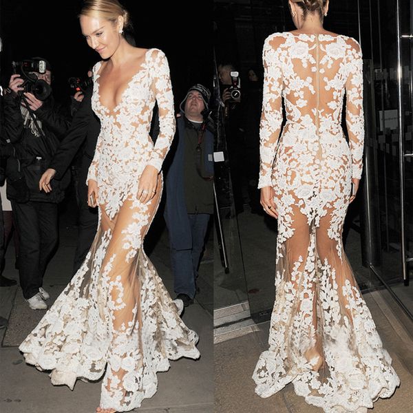 backlakegirls v neck full sleeves lace evening dresses 2019 long women dress illusion vestido de noite sexy, White;black
backlakegirls v neck full sleeves lace evening dresses 2019 long women dress illusion vestido de noite sexy, White;black