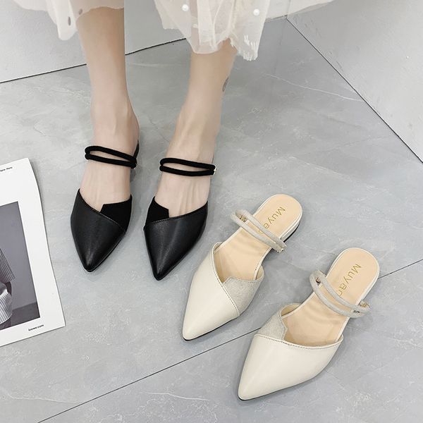 female shoes loafers slippers women summer square heel cover toe big size low slides mules fashion 2020 block hoof, Black
female shoes loafers slippers women summer square heel cover toe big size low slides mules fashion 2020 block hoof, Black
