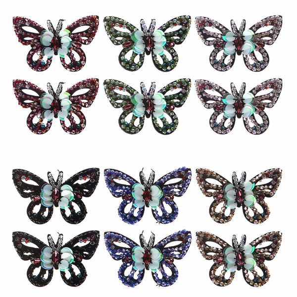 eykosi 2pcs butterfly beads patches applique embroidered clothes shoes clips decoration new shoe decorations, Black
eykosi 2pcs butterfly beads patches applique embroidered clothes shoes clips decoration new shoe decorations, Black