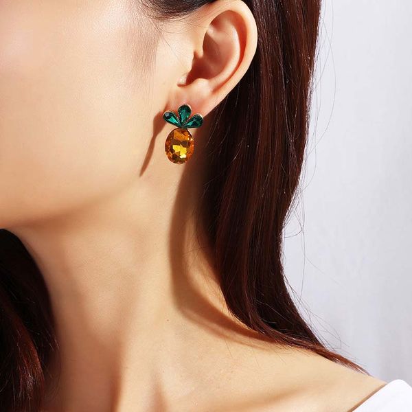 trendy earrings for women sweet cute candy color small pineapple cherry shape pendant alloy resin drop earrings female, Silver
trendy earrings for women sweet cute candy color small pineapple cherry shape pendant alloy resin drop earrings female, Silver