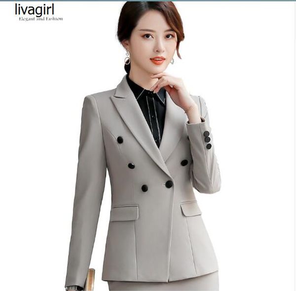 spring 2019 business blazer women fashion clothes formal interview long sleeve slim jacket office lady work plus size coat, White;black
spring 2019 business blazer women fashion clothes formal interview long sleeve slim jacket office lady work plus size coat, White;black
