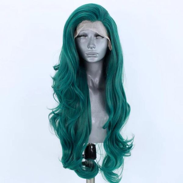 rongduoyi long body wave synthetic lace front wig heat resistant green lace wigs glueless heat resistant wigs for black women
rongduoyi long body wave synthetic lace front wig heat resistant green lace wigs glueless heat resistant wigs for black women