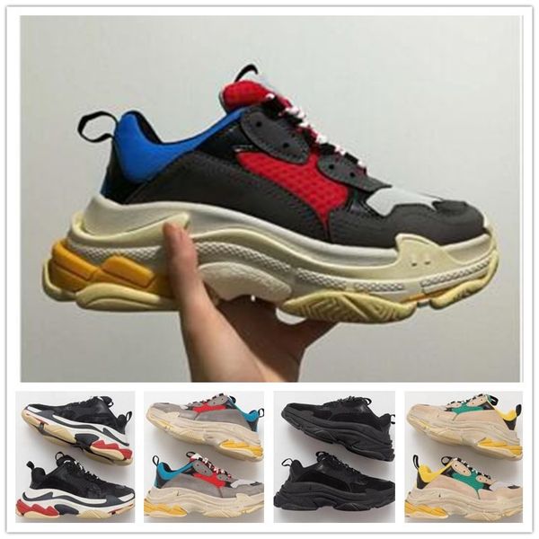 2018 Hot Fashion Paris 17FW Triple-S Sneaker Triple S Casual Luxury Dad Shoes for Men's Women Beige Black Sports Tennis Running shoes
2018 Hot Fashion Paris 17FW Triple-S Sneaker Triple S Casual Luxury Dad Shoes for Men's Women Beige Black Sports Tennis Running shoes